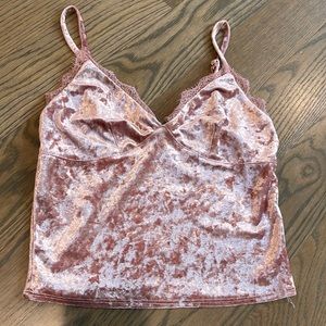 velvet tank top